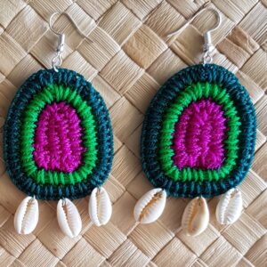 Hand woven earrings by Maryann Talia Pau. Weaving projects, AUSTRALIA ONLY. Shop now. Includes postage.